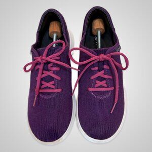 Kizik Madrid Eco Knit Purple Sneakers w/Pink Laces size 10 Women / 8.5 Men RARE